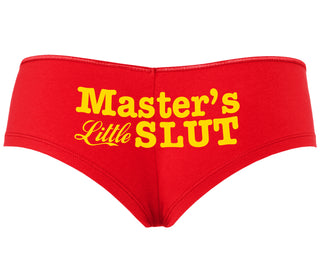Master's Little Slut - Red Boyshort