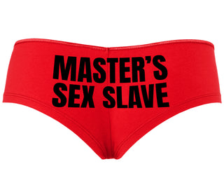 Masters Sex Slave - Red Boyshort