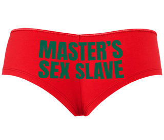 Masters Sex Slave - Red Boyshort