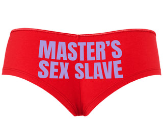 Masters Sex Slave - Red Boyshort