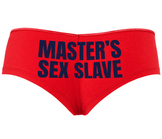 Masters Sex Slave - Red Boyshort