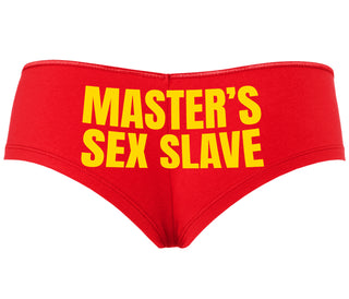 Masters Sex Slave - Red Boyshort