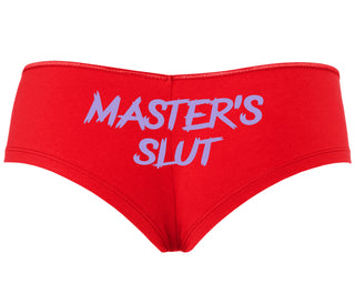 Master's Slut - Red Boyshort