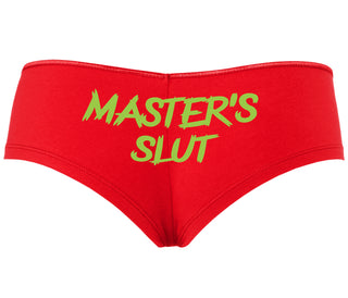 Master's Slut - Red Boyshort