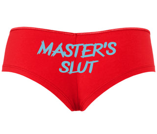 Master's Slut - Red Boyshort