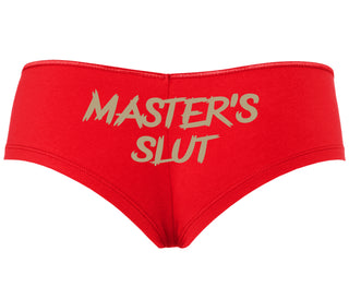 Master's Slut - Red Boyshort