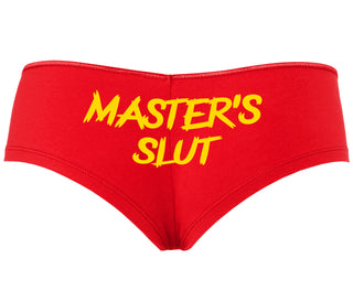 Master's Slut - Red Boyshort