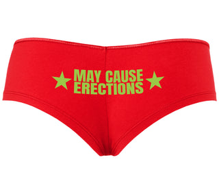 May Cause Erections - Red Boyshort