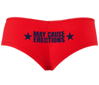 May Cause Erections - Red Boyshort