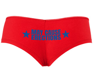 May Cause Erections - Red Boyshort