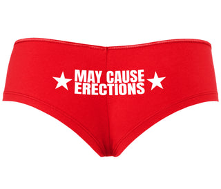 May Cause Erections - Red Boyshort
