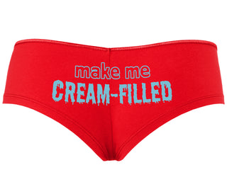 Make Me Cream Filled - Red Boyshort