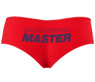 Made To Serve My Master - Red Boyshort