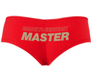 Made To Serve My Master - Red Boyshort