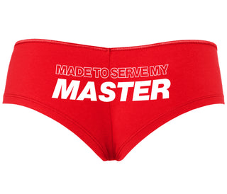 Made To Serve My Master - Red Boyshort