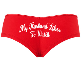 My Husband Likes To Watch - Red Boyshort