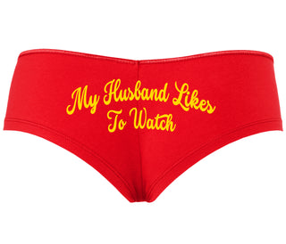My Husband Likes To Watch - Red Boyshort