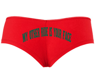 My Other Ride Is Your Face - Red Boyshort