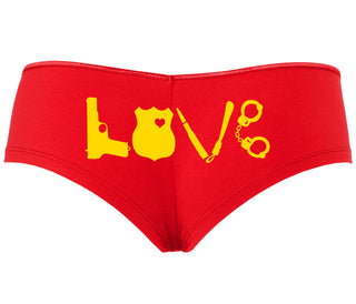 Police Love - Red Boyshort