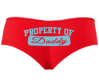 Property Of Daddy - Athletic Look - Red Boyshort
