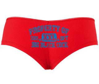 Property Of Big Black Cock - Queen Of Spades - Red Boyshort