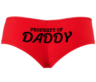 Property Of Daddy - Red Boyshort