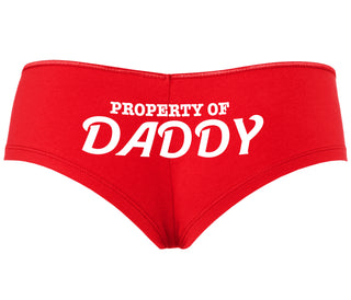Property Of Daddy - Red Boyshort