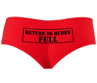 Return to Hubby Full - Red Boyshort