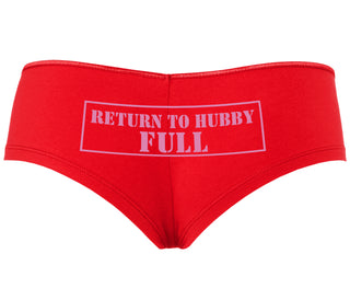 Return to Hubby Full - Red Boyshort