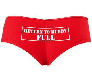 Return to Hubby Full - Red Boyshort