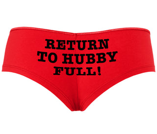 Return to Hubby Full - Red Boyshort