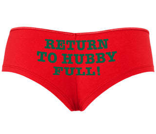 Return to Hubby Full - Red Boyshort