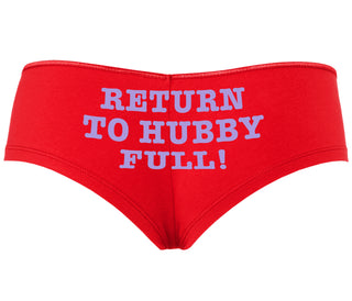 Return to Hubby Full - Red Boyshort