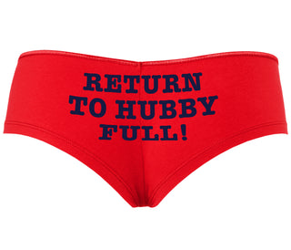 Return to Hubby Full - Red Boyshort