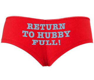 Return to Hubby Full - Red Boyshort