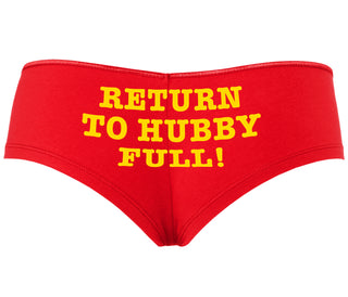 Return to Hubby Full - Red Boyshort