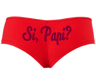 Si Pappi - Yes Daddy - Red Boyshort