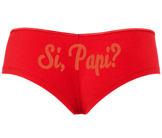 Si Pappi - Yes Daddy - Red Boyshort