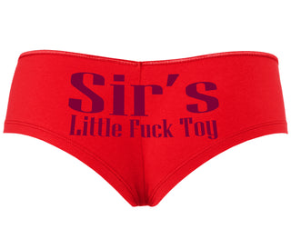 Sir's Little Fuck Toy - Red Boyshort