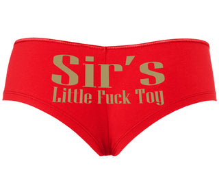 Sir's Little Fuck Toy - Red Boyshort