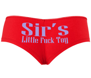 Sir's Little Fuck Toy - Red Boyshort