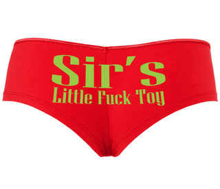 Sir's Little Fuck Toy - Red Boyshort