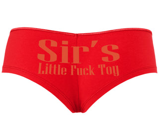 Sir's Little Fuck Toy - Red Boyshort