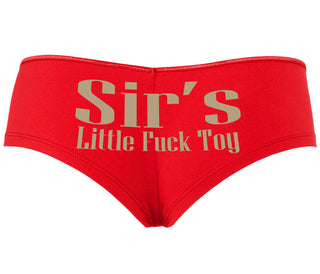 Sir's Little Fuck Toy - Red Boyshort
