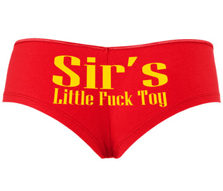Sir's Little Fuck Toy - Red Boyshort
