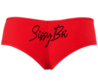 Sissy Boi - Red Boyshort