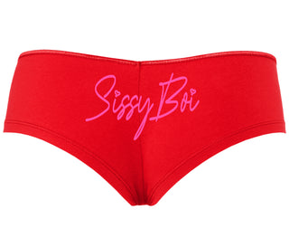 Sissy Boi - Red Boyshort