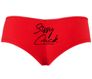 Sissy Cuck - Red Boyshort