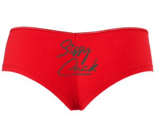 Sissy Cuck - Red Boyshort