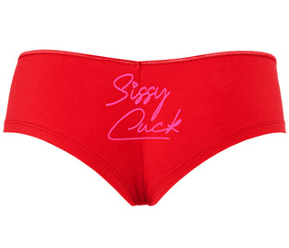 Sissy Cuck - Red Boyshort